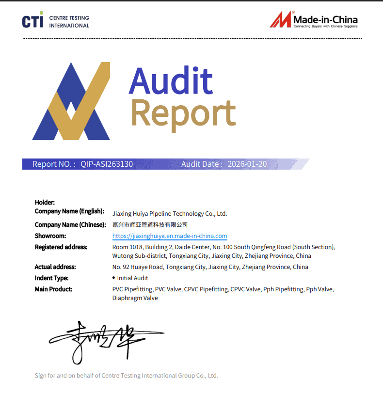 huiya cti certificate