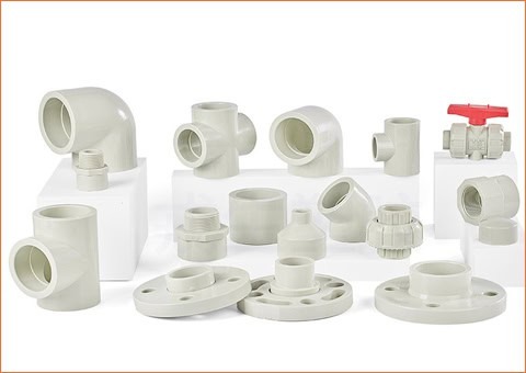 Industrial PPH pipe fittings and valves, offering excellent chemical resistance for hot alkaline and metallurgical environments.